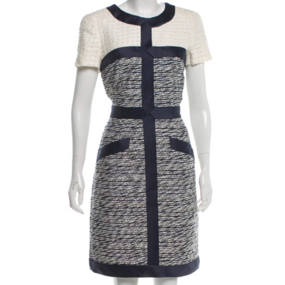 NWOT Navy Oscar de La Renta dress